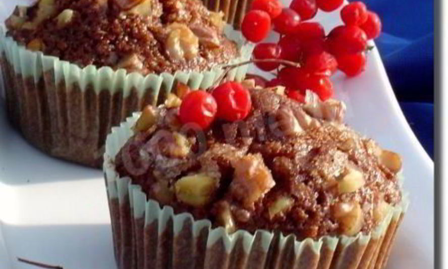 Рецепт кексов тыквенных с орехами и корицей