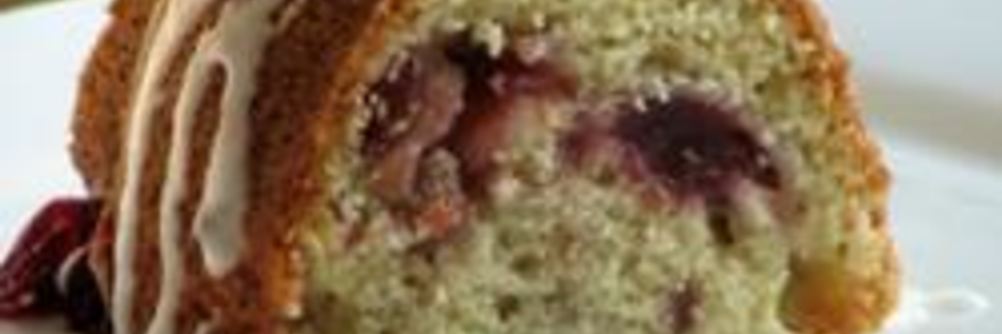 Клюквенный кекс