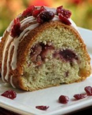 Клюквенный кекс