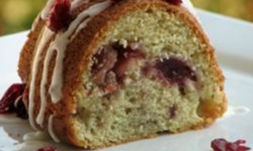 Рецепт клюквенного кекса