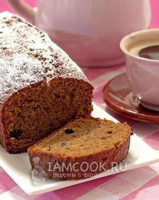 Кофейный кекс с изюмом