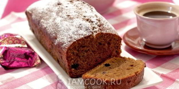 кофейный кекс с изюмом