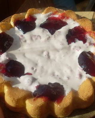 Кукурузный кекс с лимонной цедрой