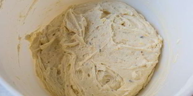 лимонно-лавандовый кекс