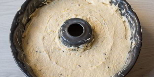 лимонно-лавандовый кекс