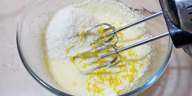 лимонно-ванильный кекс