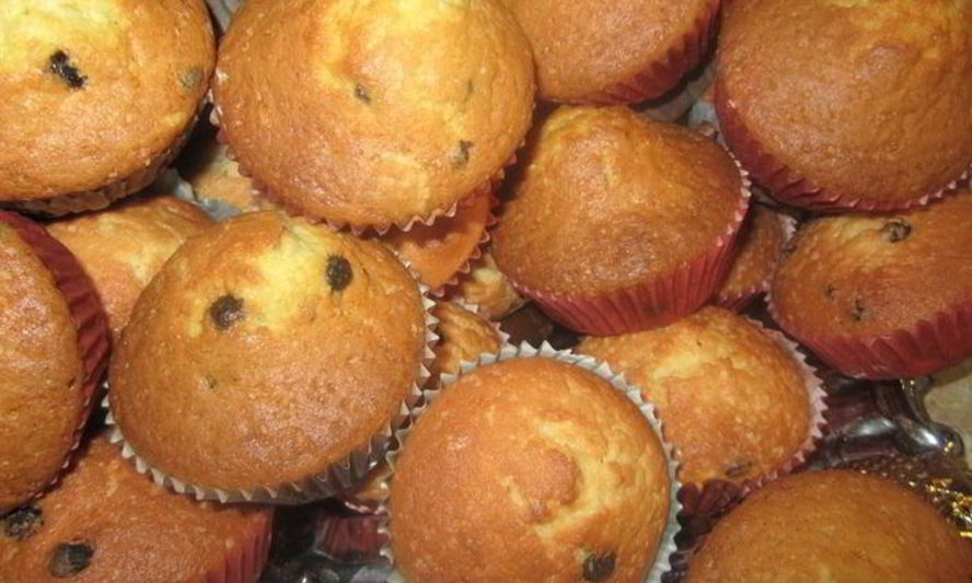 Рецепт лимонных кексов с шоколадом