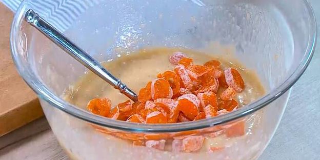 мандариновый кекс с имбирем и корицей