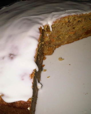 Морковно-яблочный кекс на оливковом масле