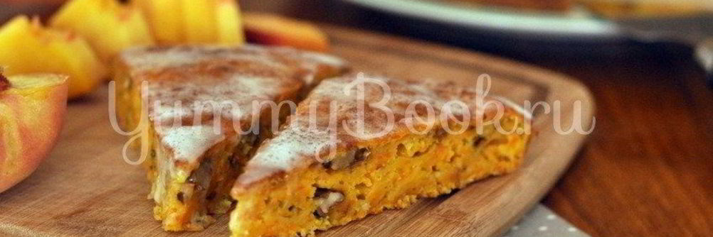 Морковный кекс с орехами