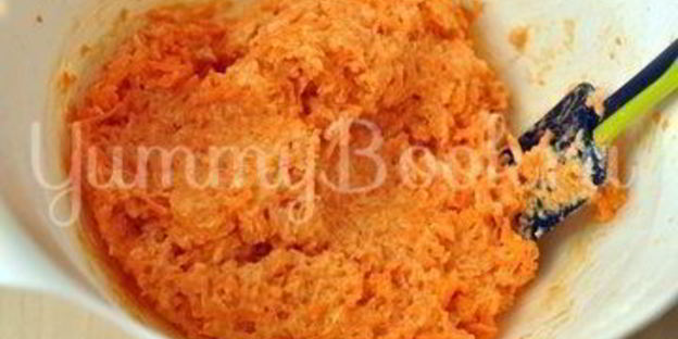 морковный кекс с орехами