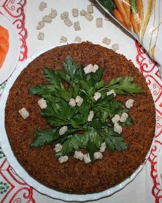 Морковный кекс с отрубями