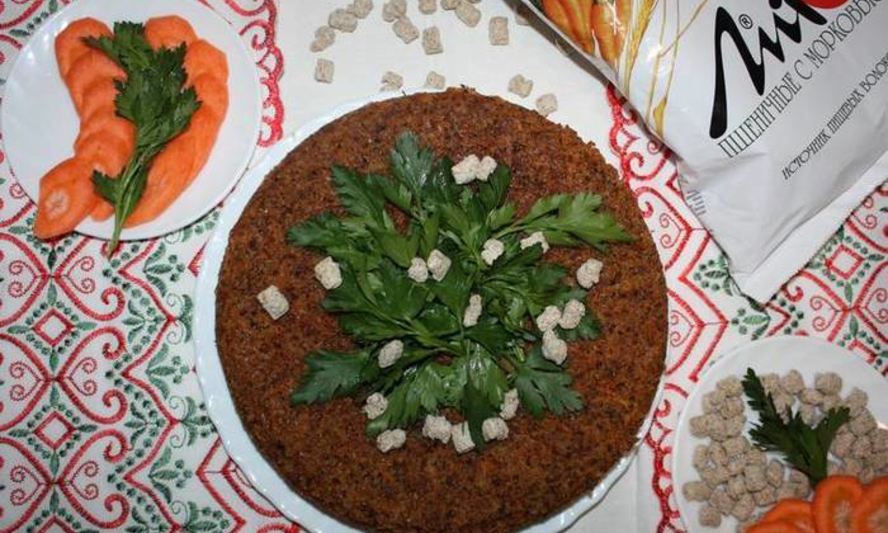 Рецепт морковного кекса с отрубями