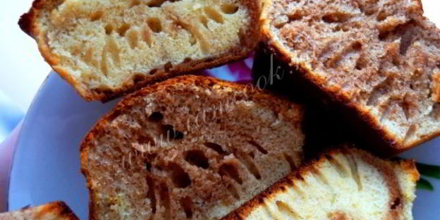 мраморные кексы на сгущенном молоке