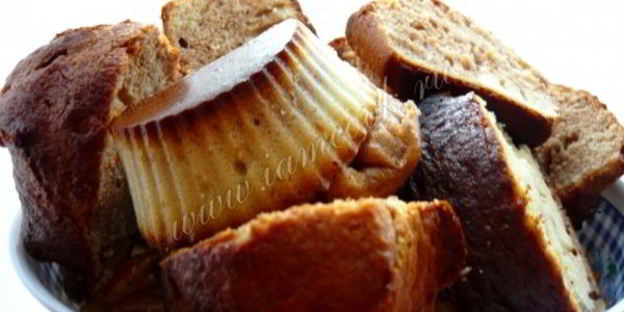 мраморные кексы на сгущенном молоке