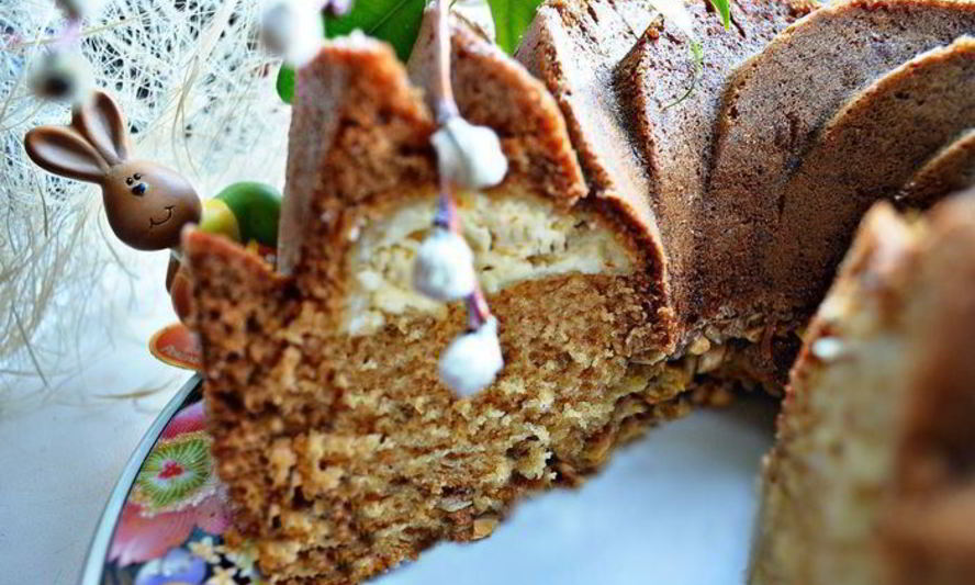 Рецепт пасхального кекса со сливочной начинкой