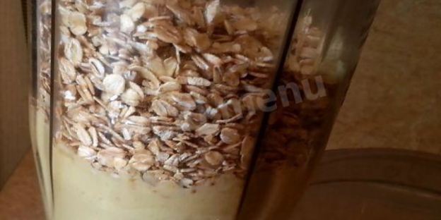 полезные овсяно-банановые кексики