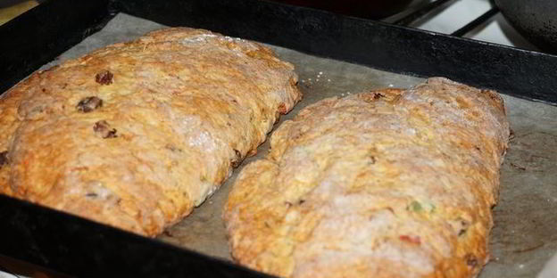 простейший рождественский штоллен