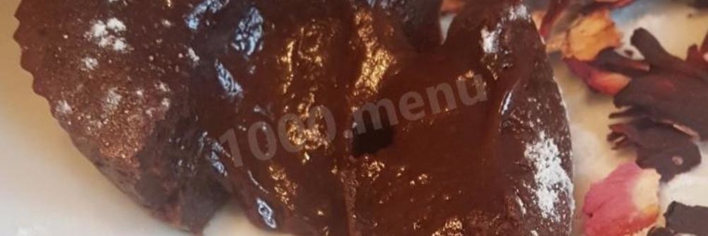 Шоколадный фондан 2 шоколада