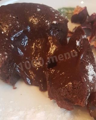 Шоколадный фондан 2 шоколада