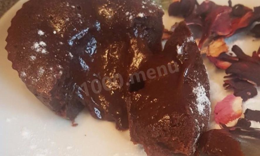 Рецепт шоколадного фондана 2 шоколада