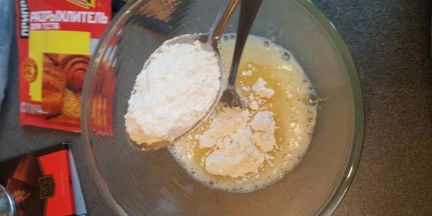 шоколадный фондан 2 шоколада