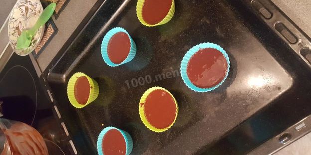 шоколадный фондан 2 шоколада