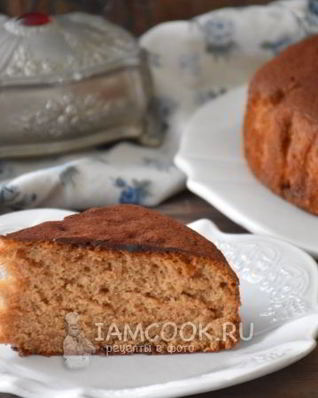 Шоколадный кекс на растительном масле