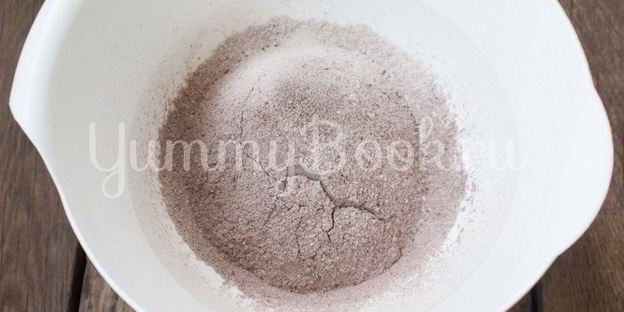 шоколадный кекс с грушами