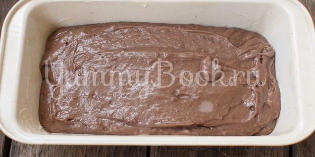 шоколадный кекс с грушами