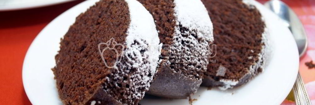 Шоколадный постный кекс
