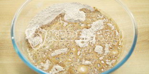 шоколадный постный кекс