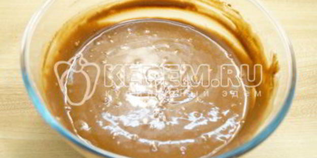 шоколадный постный кекс