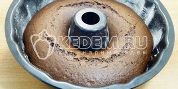 шоколадный постный кекс