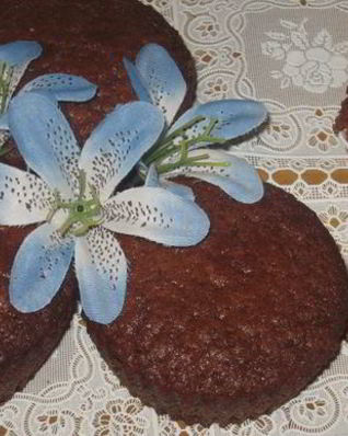 Шоколадные кексы с апельсиновыми цукатами