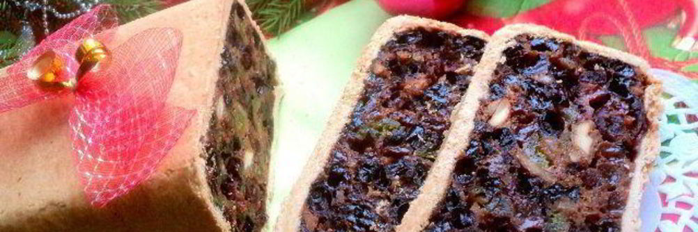 Шотландский новогодний кекс