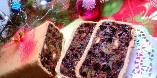 шотландский новогодний кекс