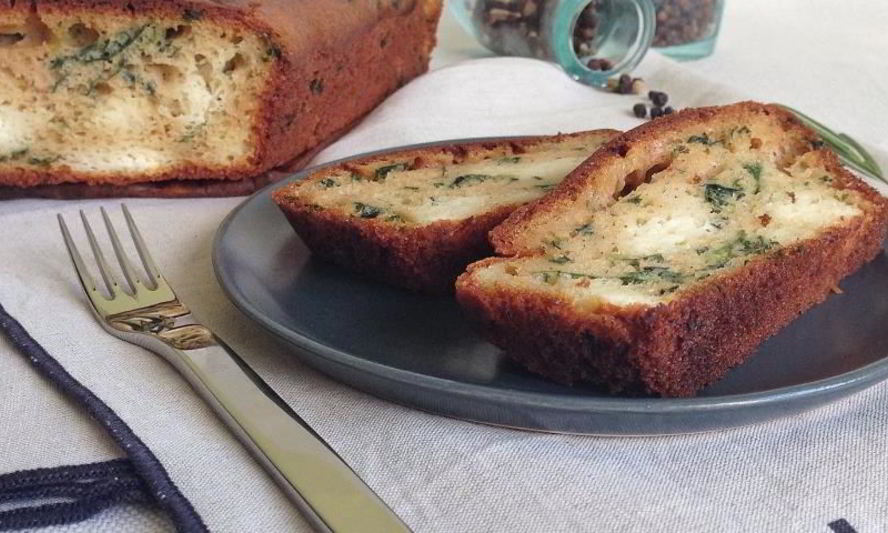 Рецепт сырного кекса со шпинатом