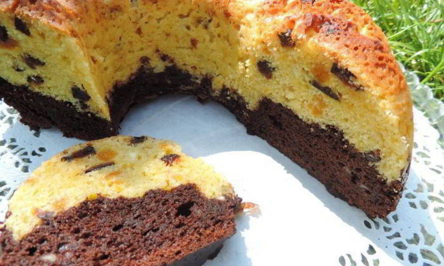 Рецепт творожно-шоколадного кекс восторг