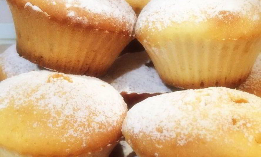 Рецепт ванильных кексов с карамелью