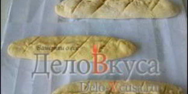 багет в хлебопечке с сыром