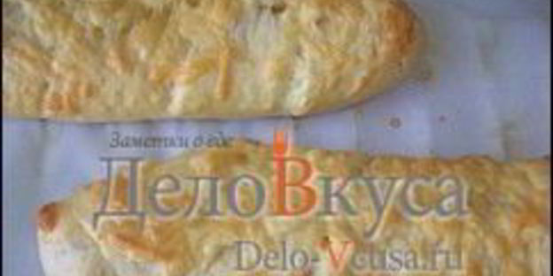 багет в хлебопечке с сыром