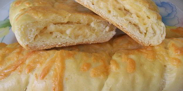 багет в хлебопечке с сыром