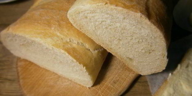 батон на долгой опаре