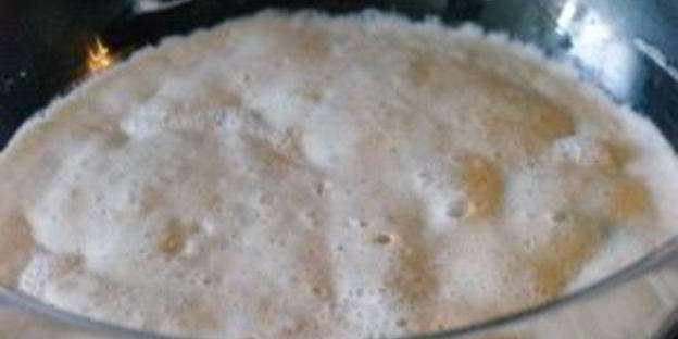 большой круглый хлеб