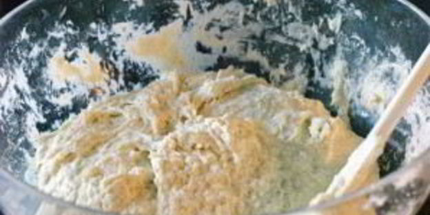 большой круглый хлеб