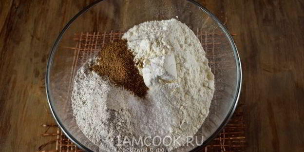 бородинский хлеб в вафельнице