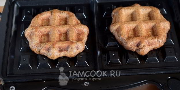 бородинский хлеб в вафельнице