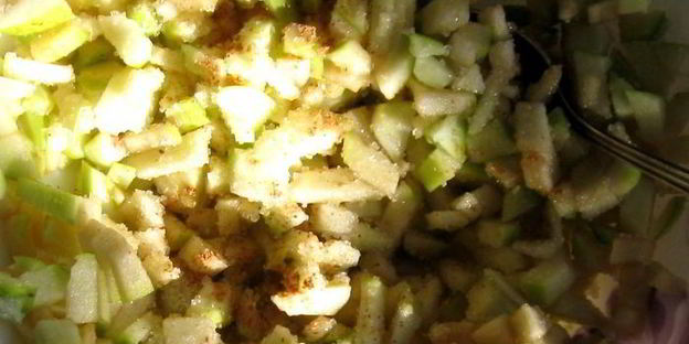 деревенские галеты с яблоками