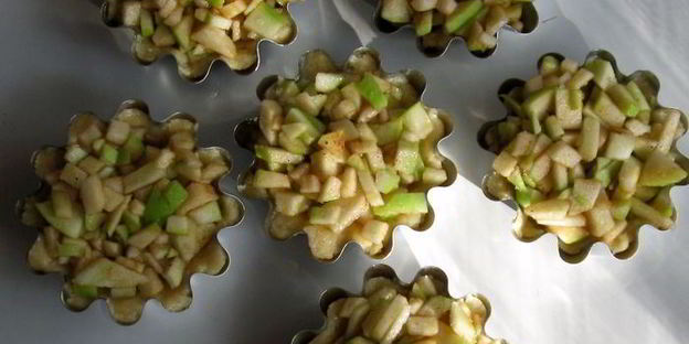 деревенские галеты с яблоками